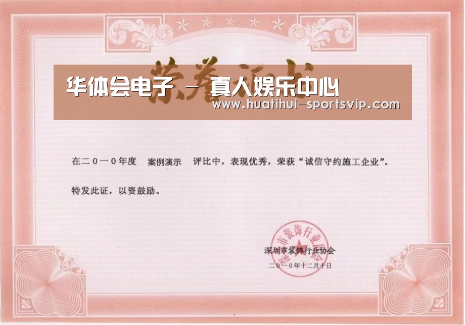 荣誉证书二